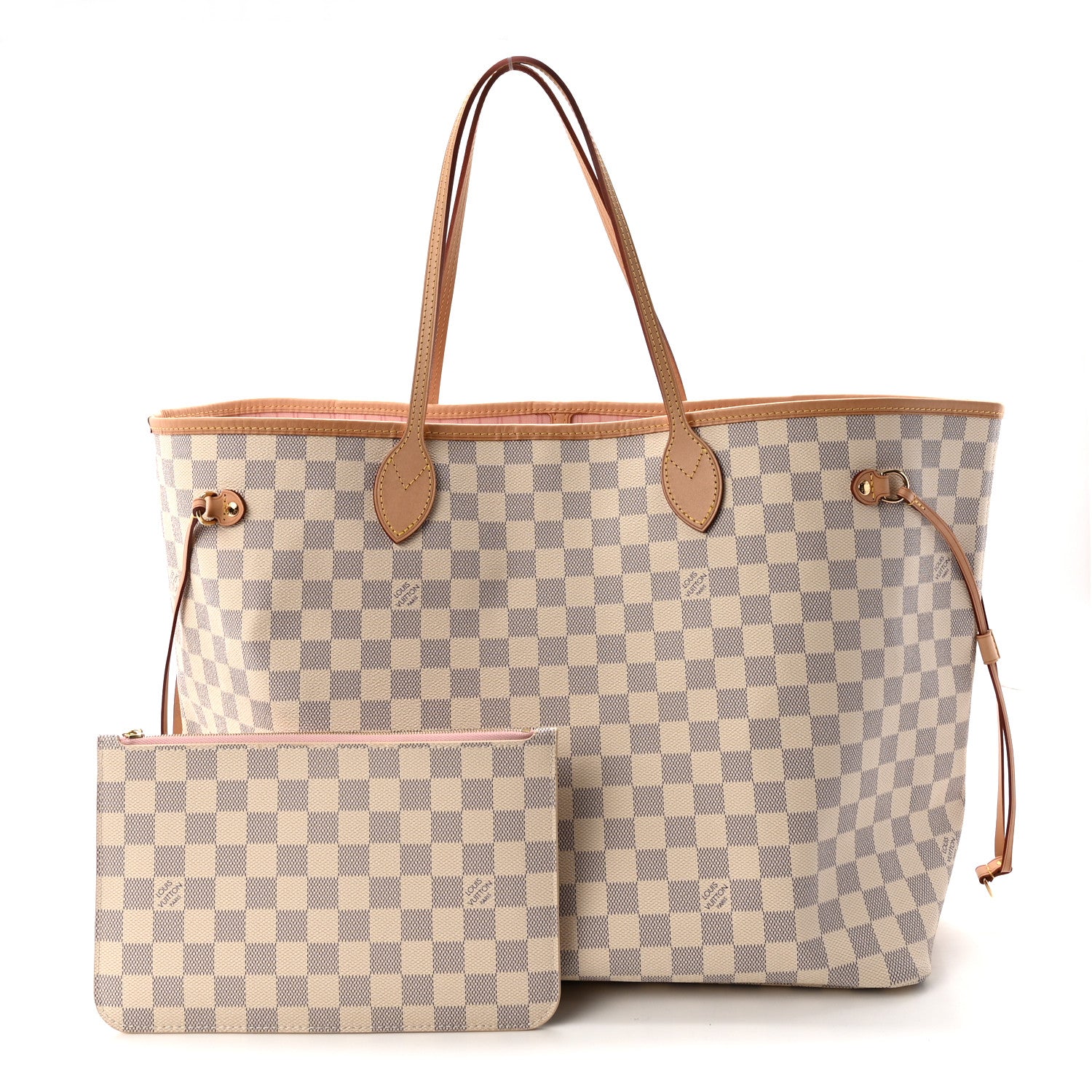 Louis Vuitton Damier Azur Neo Neverfull GM Rose Ballerine 3 of 10