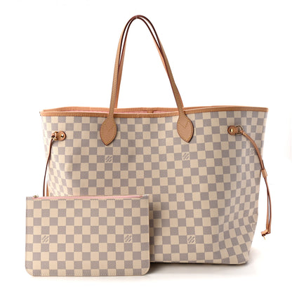 Louis Vuitton Damier Azur Neo Neverfull GM Rose Ballerine 3 of 10