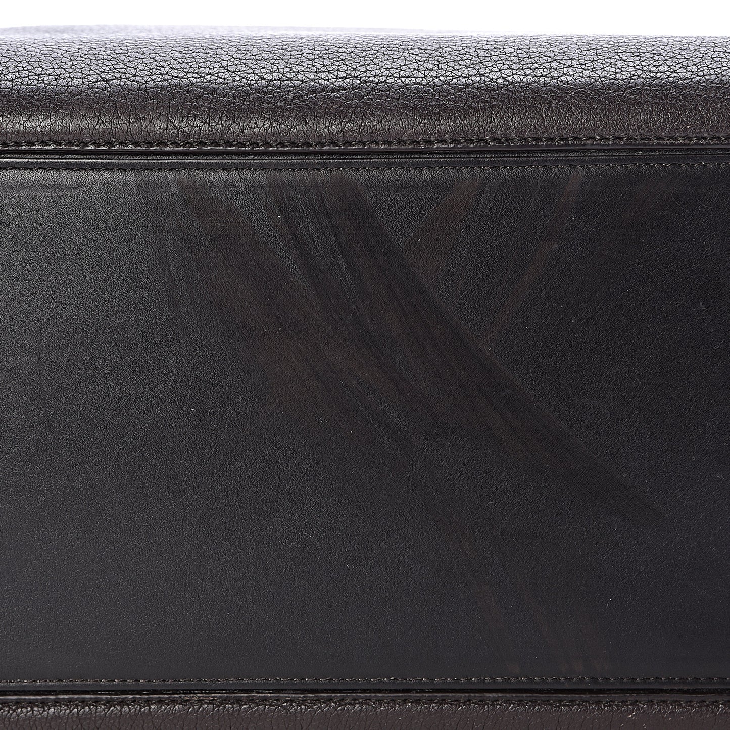 Goatskin Smooth Calfskin Small Ring Bag Dark Taupe