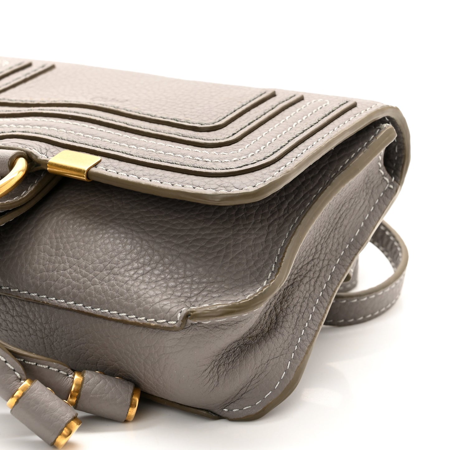 Calfskin Marcie Convertible Belt Bag Cashmere Grey