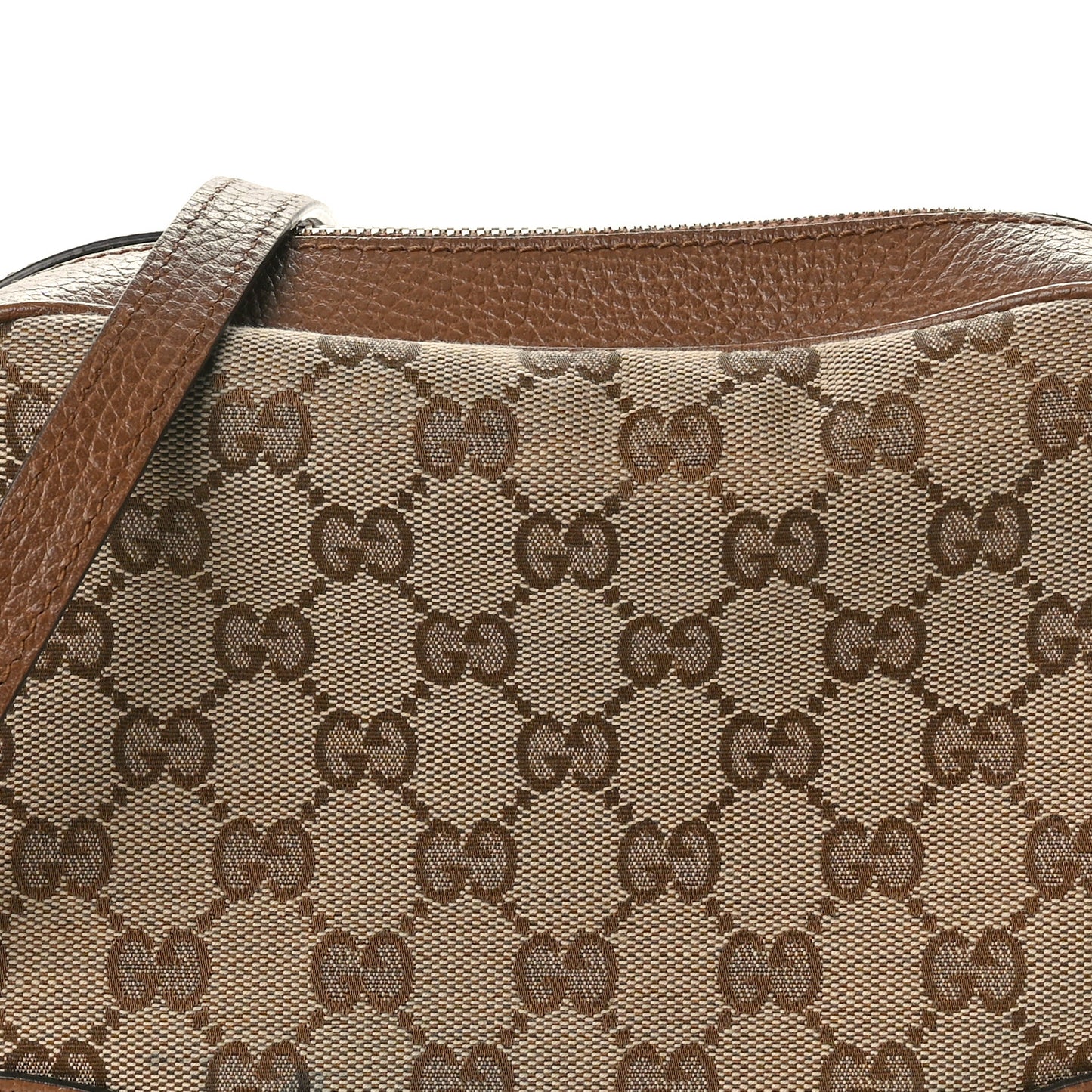Monogram Mini Bree Messenger Bag Beige Tabacco