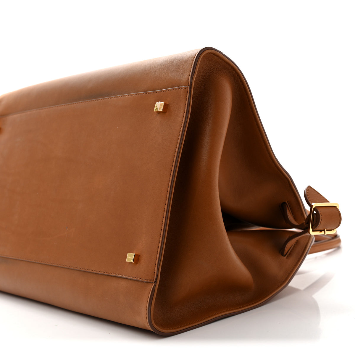 Polished Saddle Calfskin Soft Margaux 15 Cuir