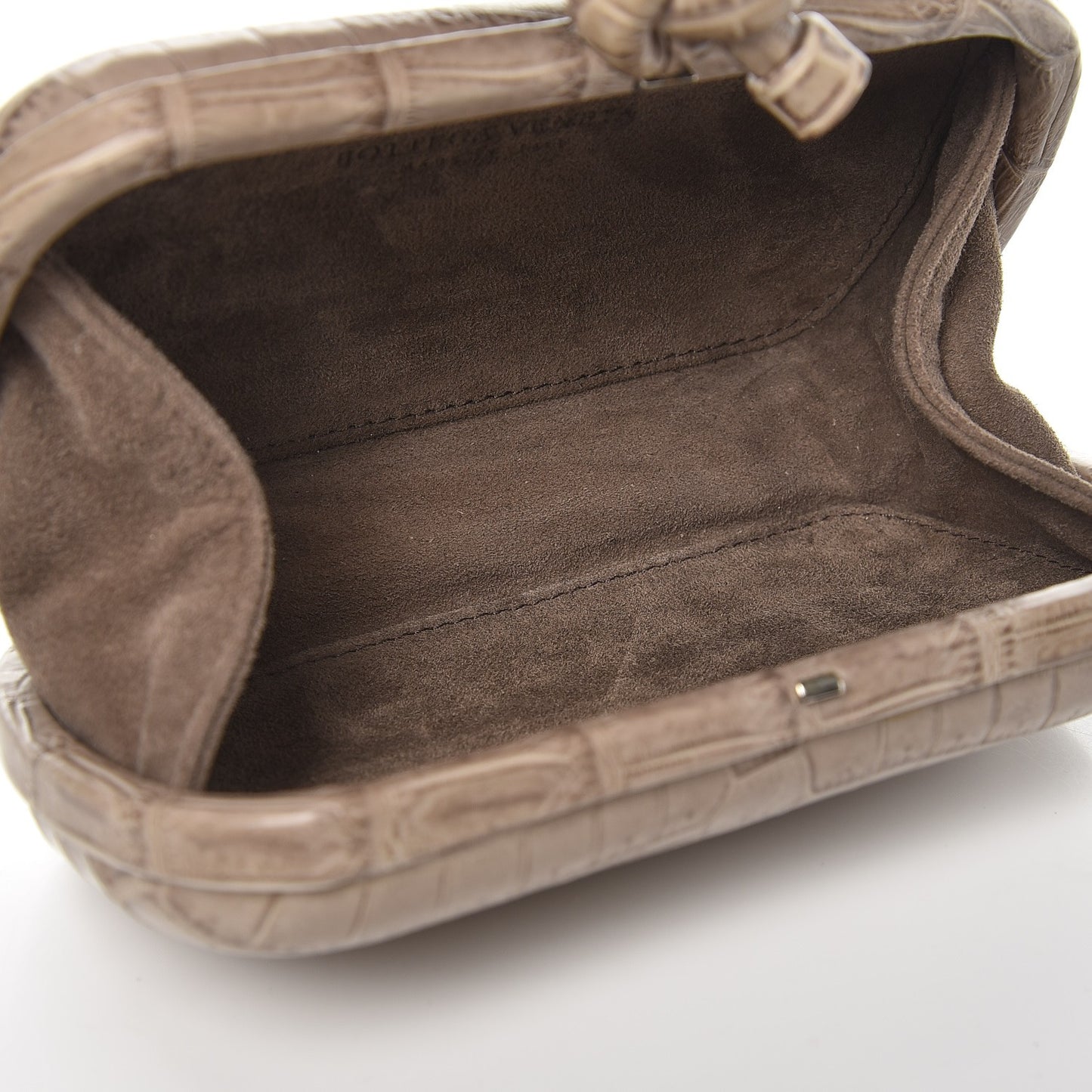 Crocodile Knot Clutch Stone
