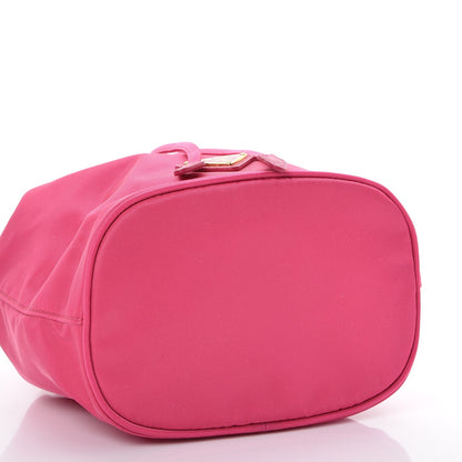 Prada Tessuto Nylon Wristlet Duffel Tote Fuxia 6 of 10