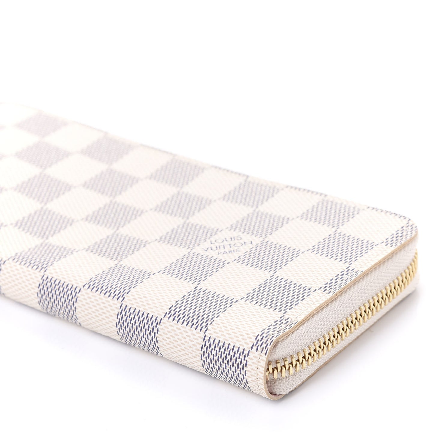 Damier Azur Clemence Wallet Rose Ballerine
