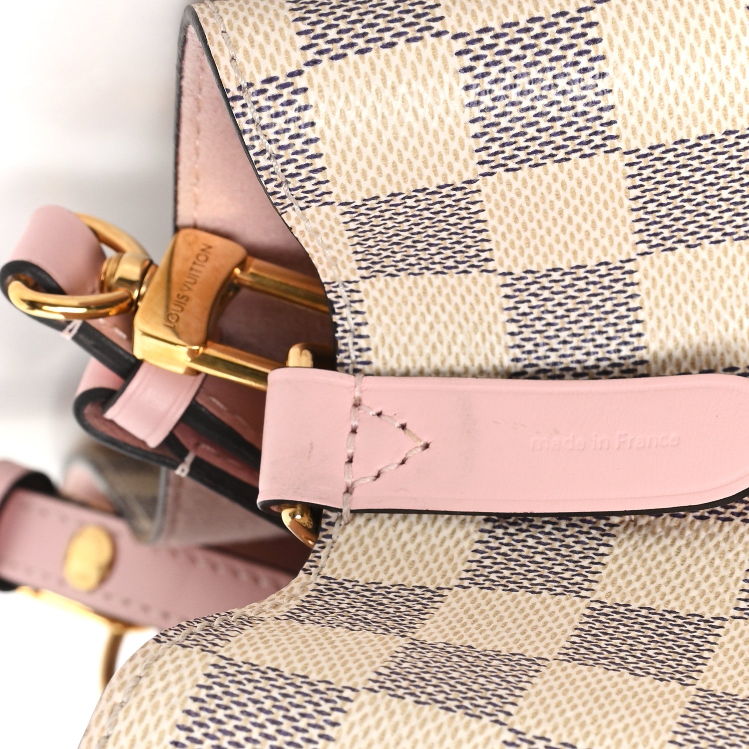 Louis Vuitton Damier Azur Neonoe MM Eau De Rose 7 of 10