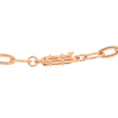 Cartier 18K Pink Gold Diamond Juste Un Clou Chain Necklace 4 of 4