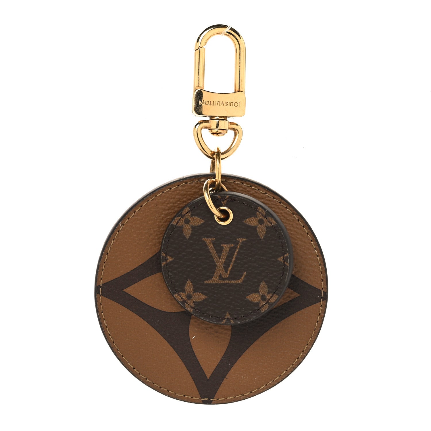 Louis Vuitton Monogram Reverse Key Holder Bag Charm 1 of 3