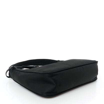 Prada Tessuto Nylon Mini Re-Edition 2000 Bag Black 3 of 9