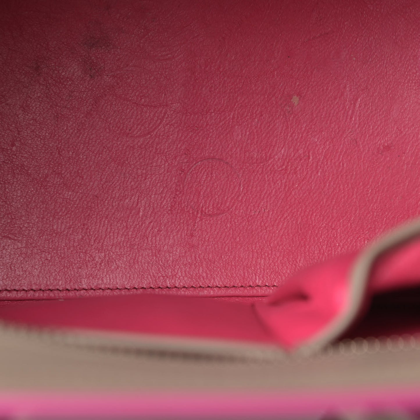 Palmelato Calfskin Micro Luggage Beige