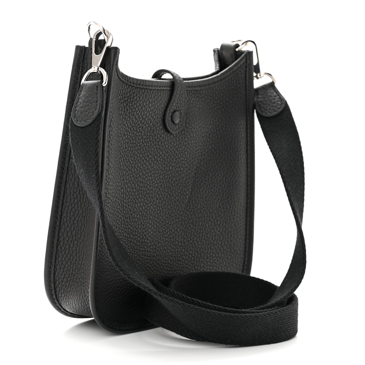Hermes Taurillon Clemence Evelyne TPM Black 3 of 11