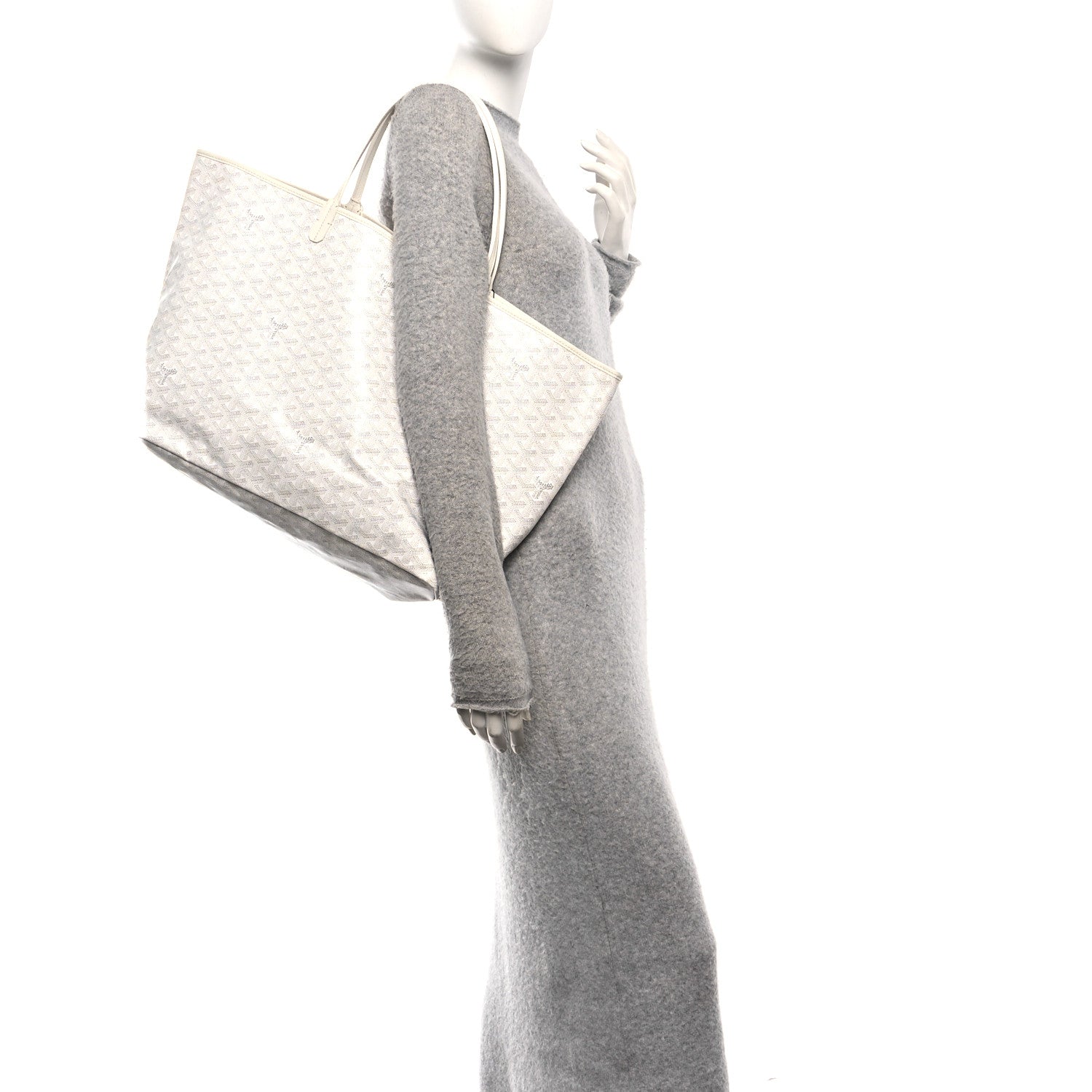 Goyard Goyardine Saint Louis GM White 2 of 11