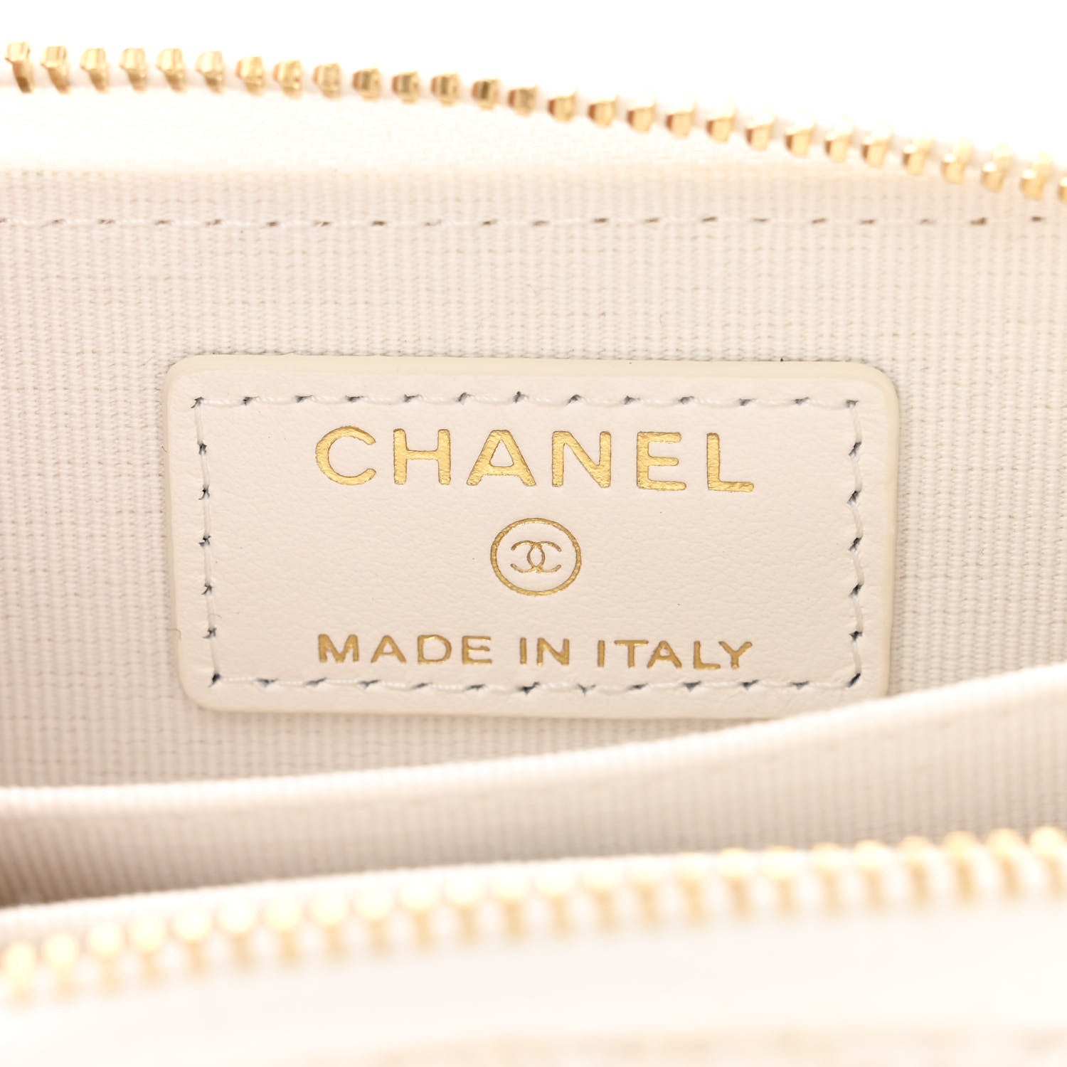 Chanel Tweed Quilted Bow Flap Card Holder On Chain White 6 of 12