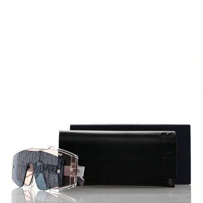 Christian Dior Acetate Diorxtrem MU Oblique Mask Sunglasses Crystal 9 of 9