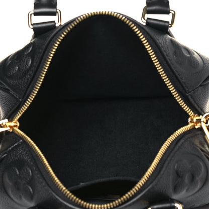 Louis Vuitton Empreinte Monogram Giant Speedy Bandouliere 20 Black 5 of 12