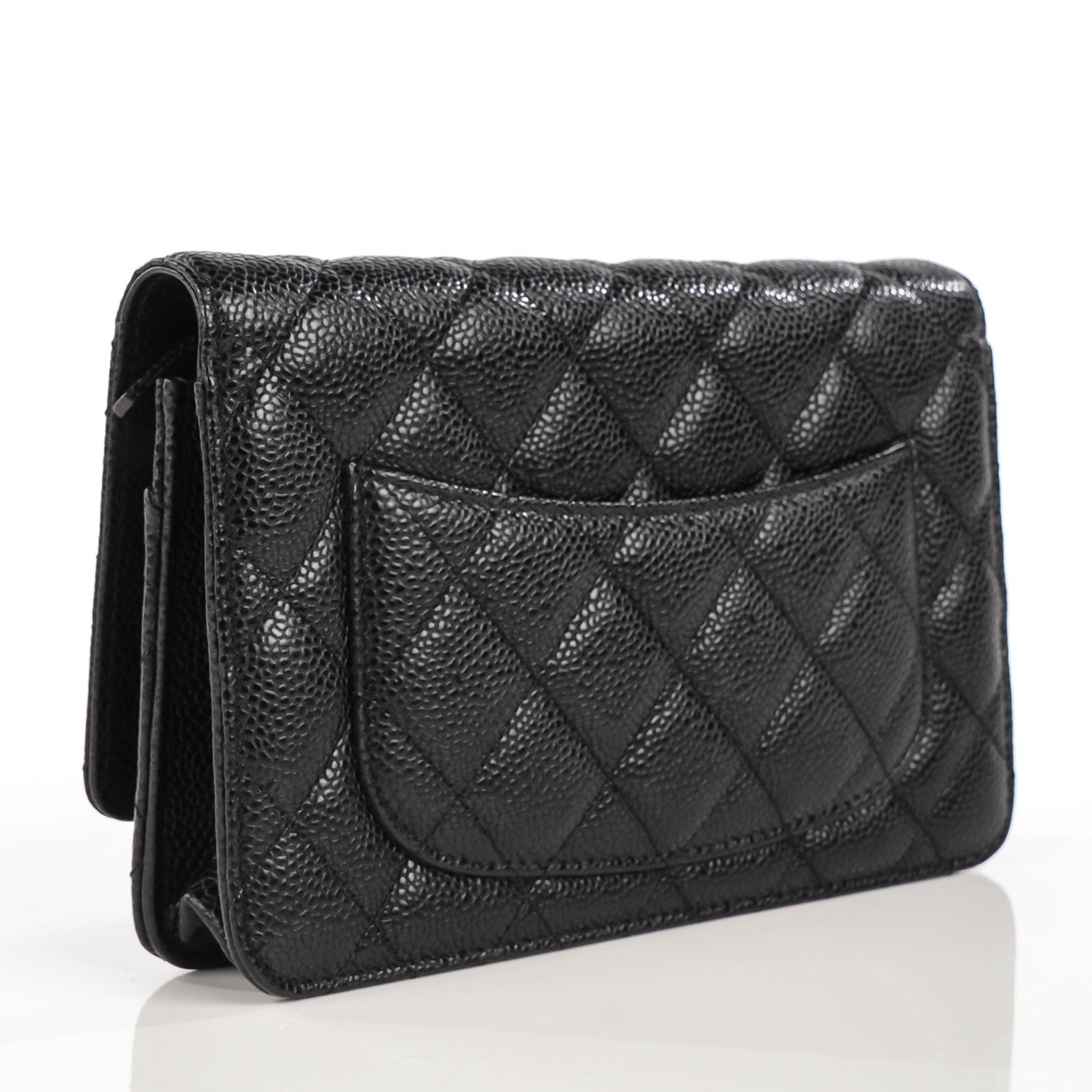 Chanel Caviar Quilted Wallet On Chain WOC Black 3 of 8