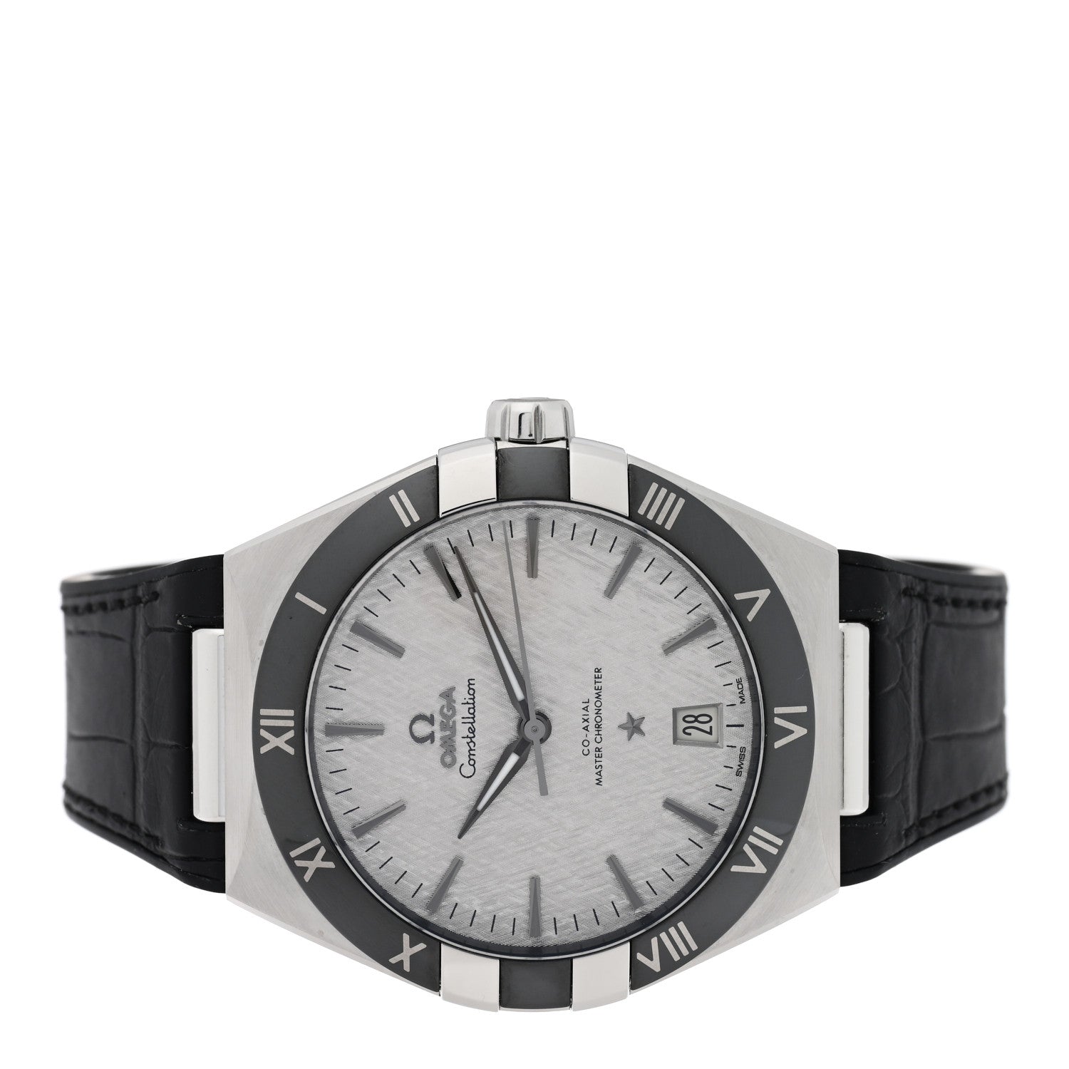 Omega Stainless Steel Alligator 41mm Constellation Co-axial Master Chronometer Automatic Watch Grey 131.33.41.21.06.001 2 of 5