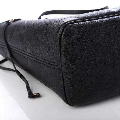 Louis Vuitton Empreinte Monogram Giant Neverfull MM Black 7 of 10