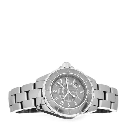 Chanel Titanium Ceramic 33mm J12 Chromatic Quartz Watch 2 of 5