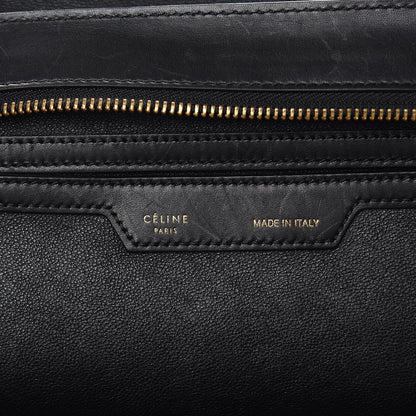 Celine Calfskin Suede Medium Tri-Color Trapeze Grey 6 of 27