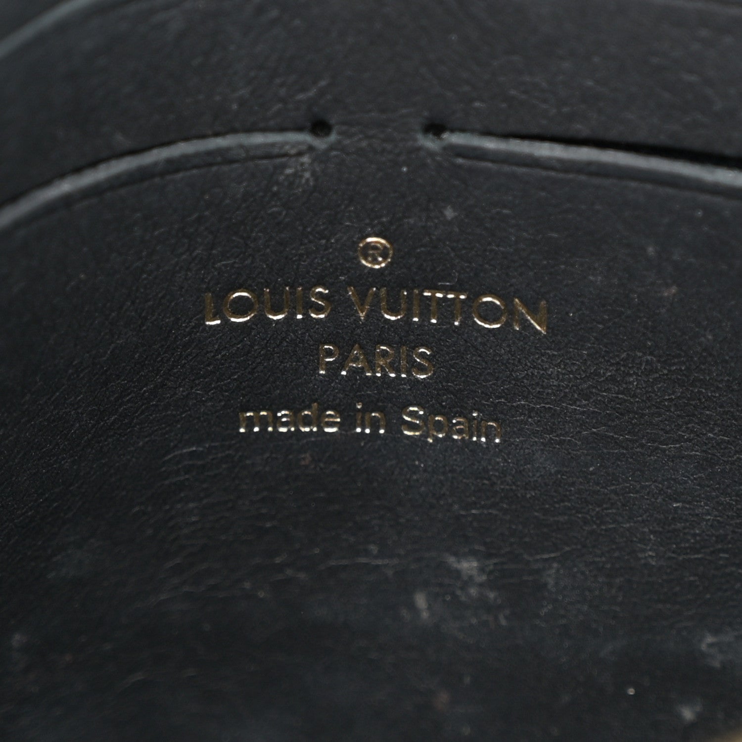 Louis Vuitton Damier Ebene Vavin Chain Wallet Black 6 of 13