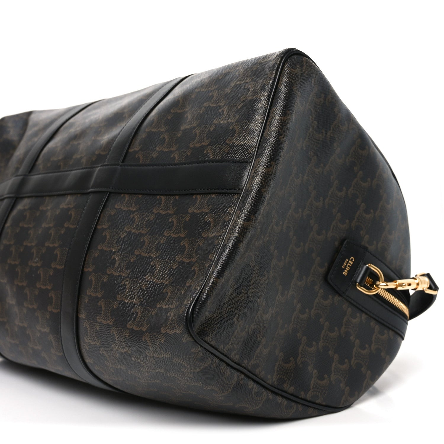 Celine Triomphe Canvas Medium Voyage Duffle Black 8 of 8