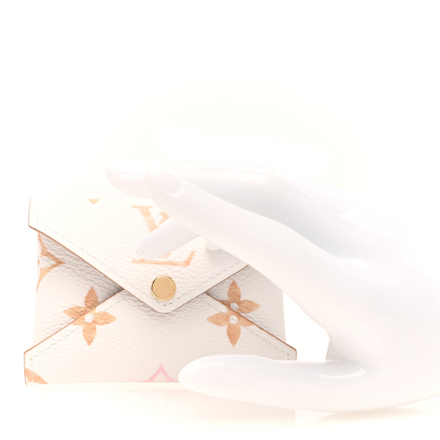 Monogram Resort Small Kirigami Pochette Insert White Beige