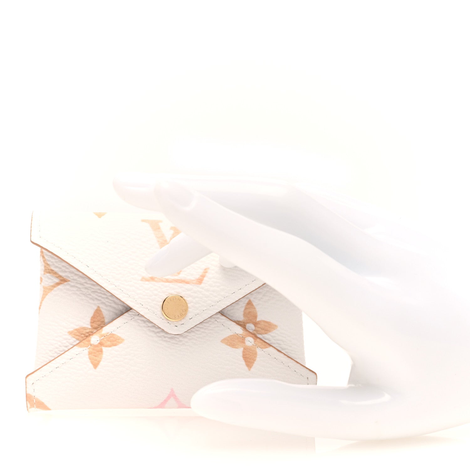 Louis Vuitton Monogram Resort Small Kirigami Pochette Insert White Beige 2 of 6