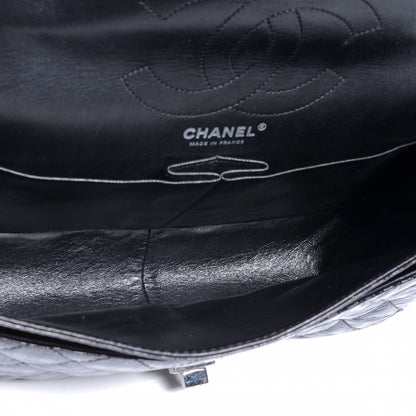 Chanel Metallic Striped 2.55 Reissue 226 Flap Black 6 of 7