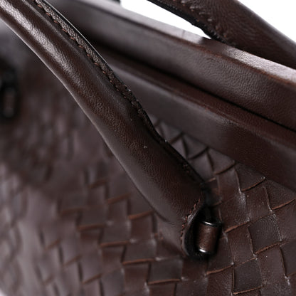 Bottega Veneta Nappa Intrecciato Frame Shoulder Bag Ebano 18 of 21