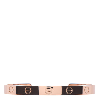 Cartier 18K Pink Gold LOVE Cuff Bracelet 16 1 of 6