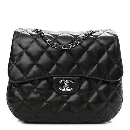 Chanel Lambskin Quilted Chanel 3 Large Flap Black 1 of 10