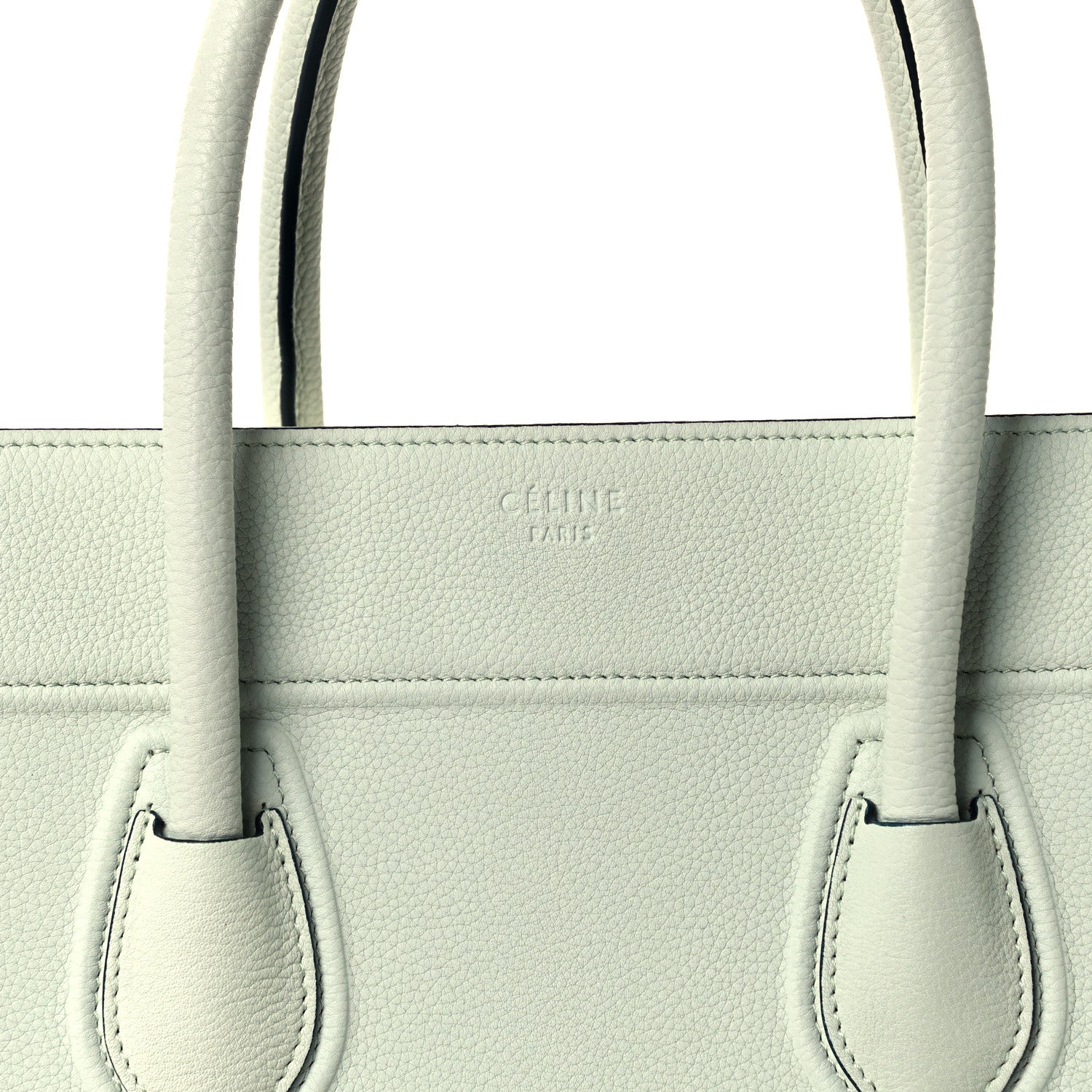Celine Baby Grained Calfskin Medium Phantom Luggage Jade 6 of 8