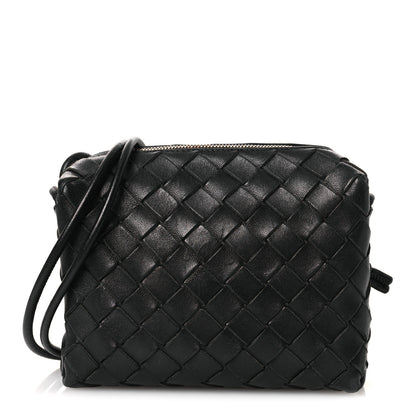 Bottega Veneta Nappa Intrecciato Mini Loop Camera Bag Black 1 of 12