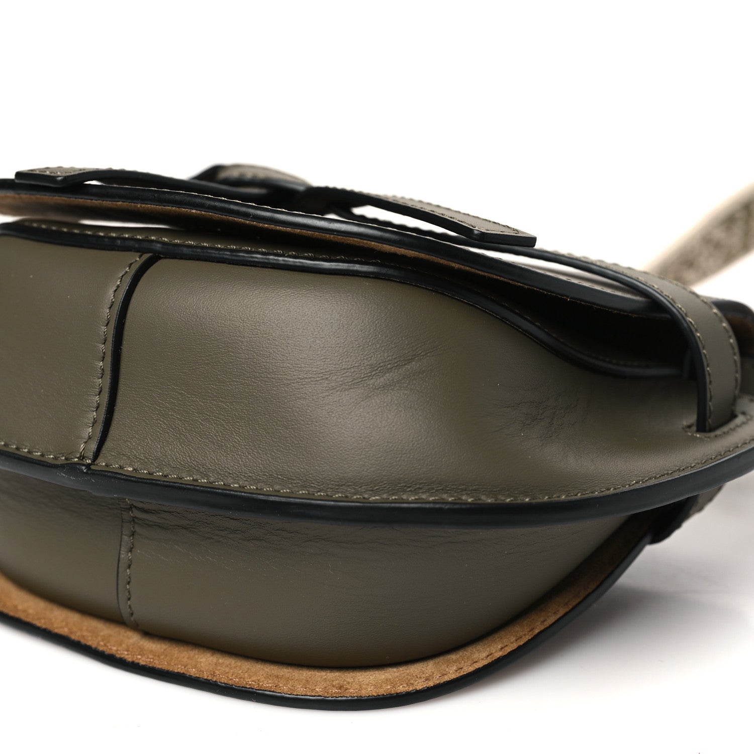 Loewe Calfskin Jacquard Mini Gate Dual Bag Autumn Green 10 of 11