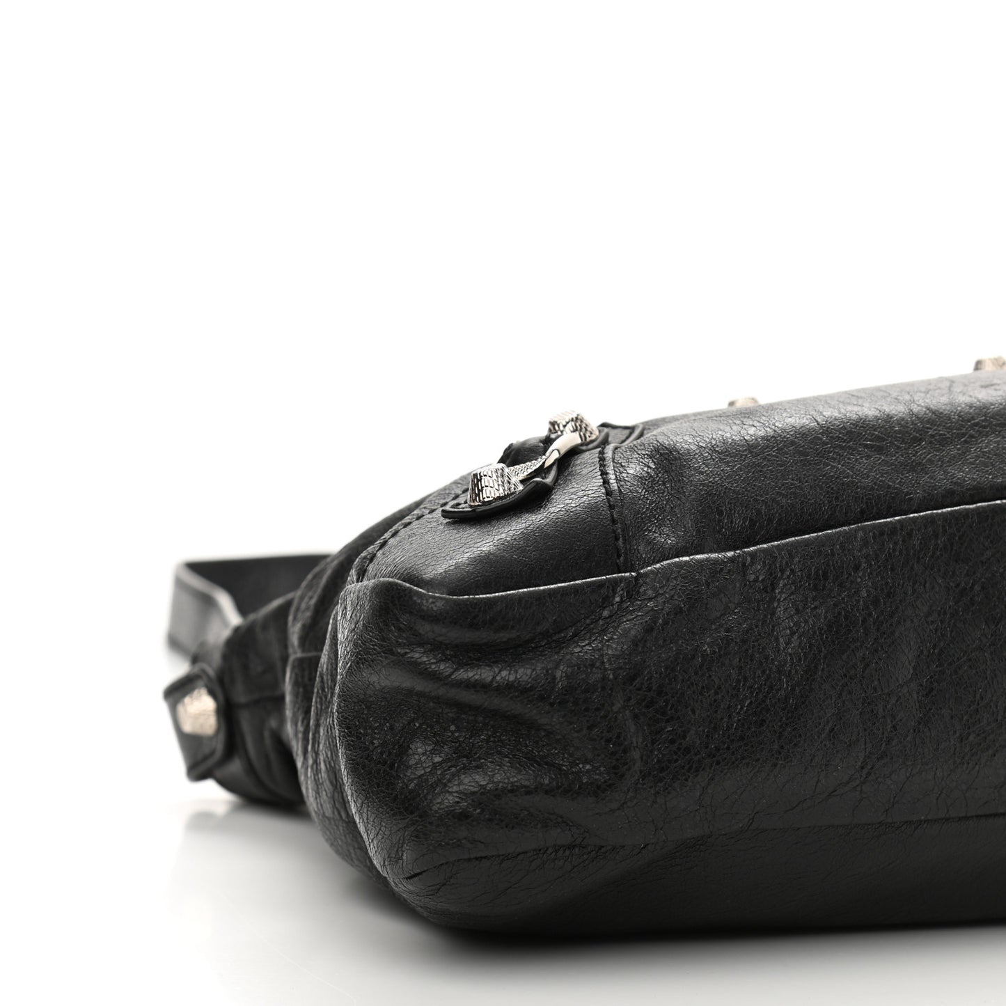 Agneau Giant 12 Silver Hardware Town Black