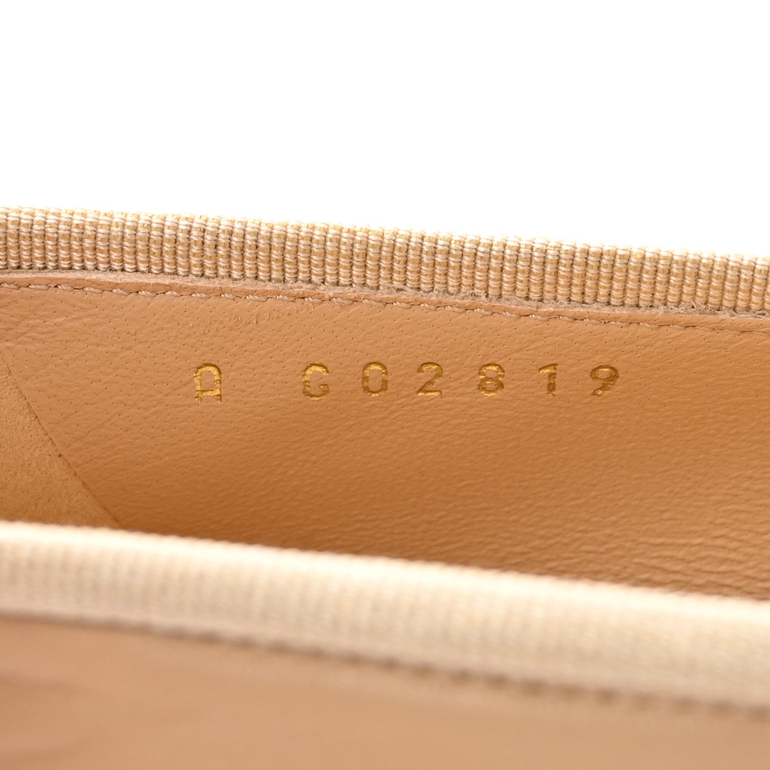 Chanel Lambskin Cap Toe CC Ballerina Flats 38.5 Beige Black 9 of 10