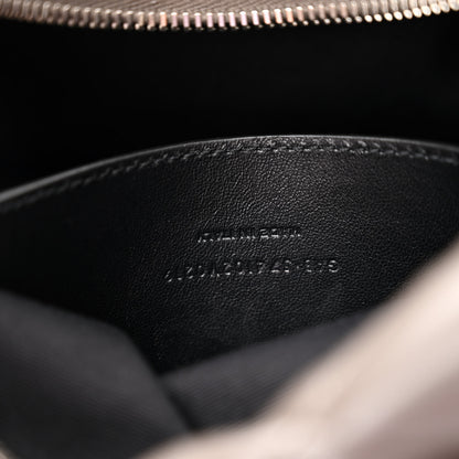 Saint Laurent Calfskin Y Quilted Monogram Small Loulou Bowling Bag Earth 7 of 12