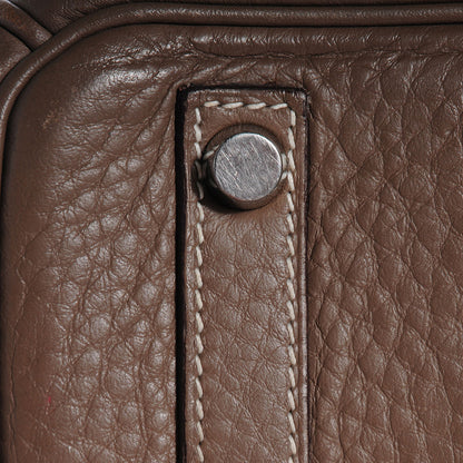 Hermes Taurillon Clemence Birkin 30 Etoupe 11 of 19