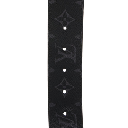 Louis Vuitton Calfskin Monogram Eclipse 35mm LV Initiales Reversible Belt 120 48 Black 3 of 6