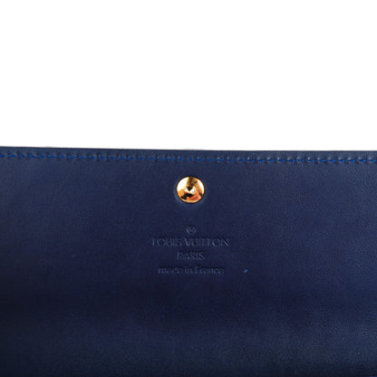 Louis Vuitton Vernis Ikat Sarah Wallet Grand Blue 5 of 7