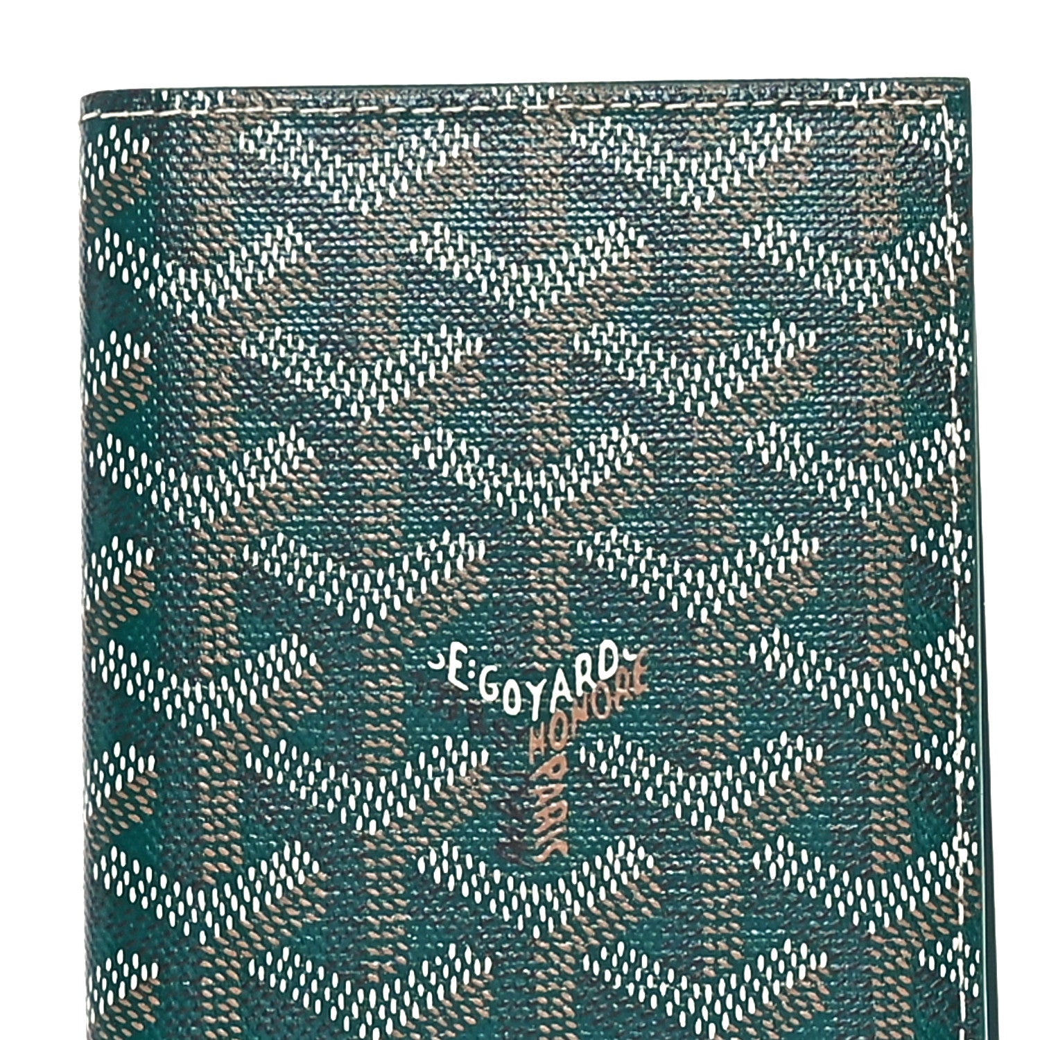 Goyard Goyardine Passport Wallet Green 7 of 7