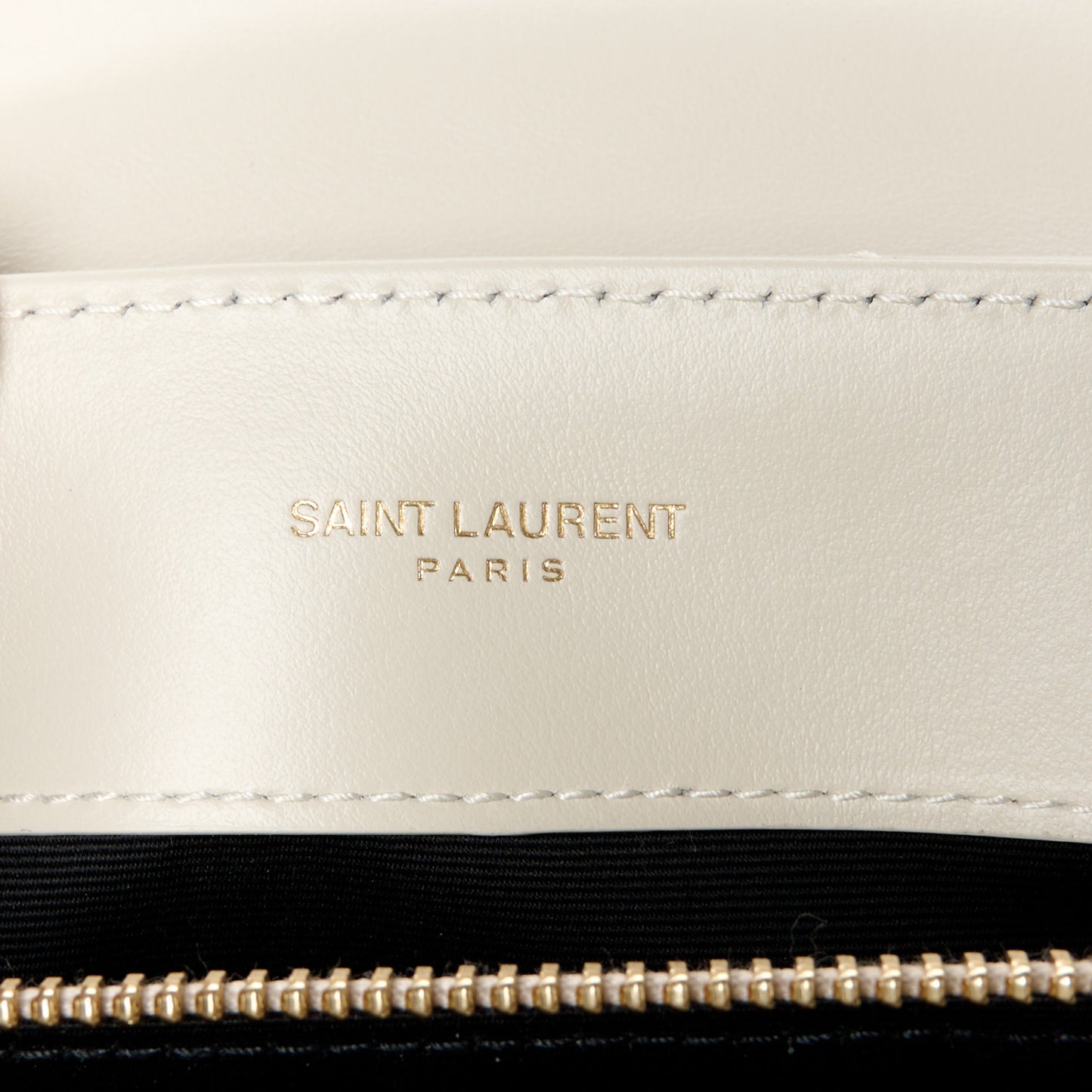 Calfskin Y Quilted Monogram Small Loulou Chain Satchel Crema Soft