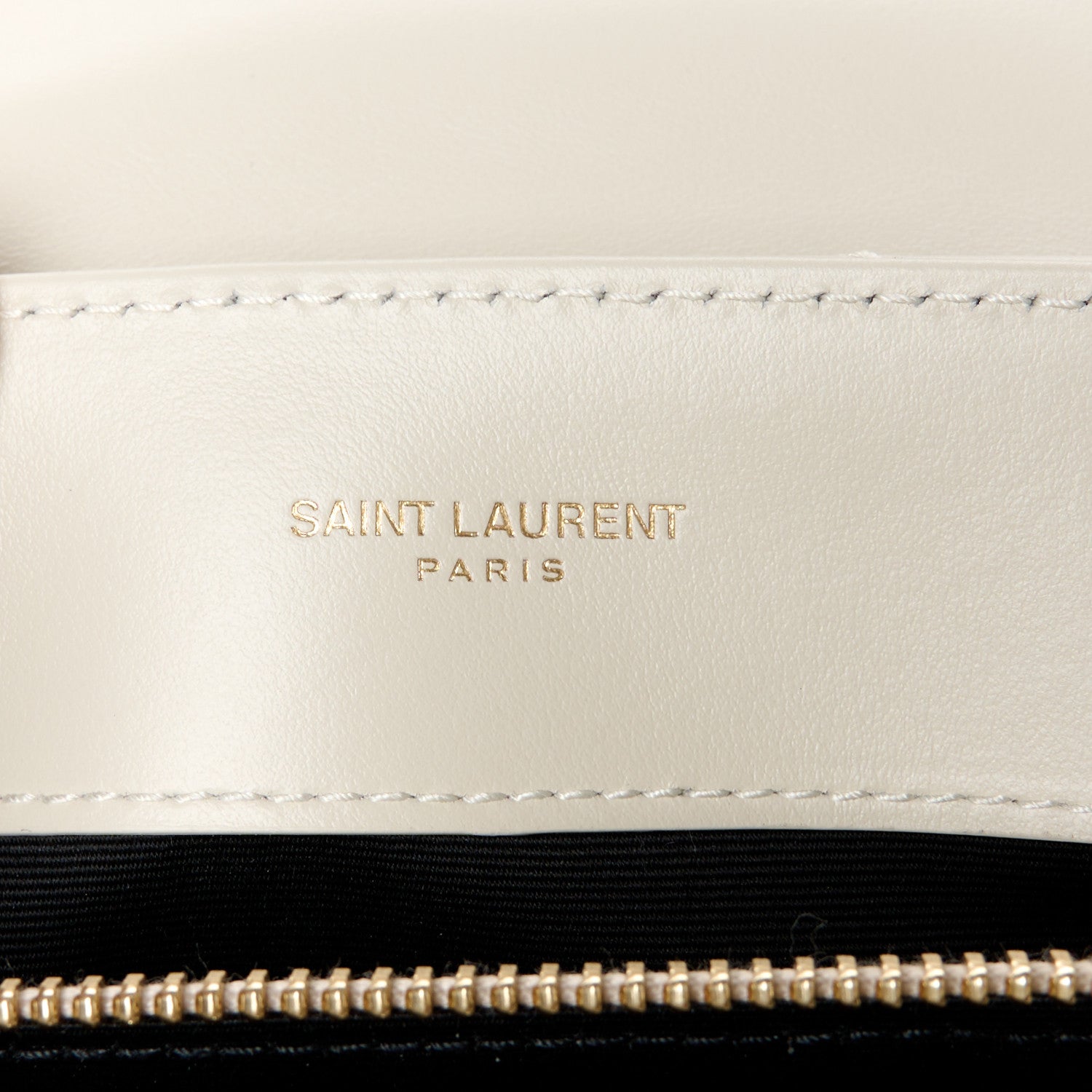 Saint Laurent Calfskin Y Quilted Monogram Small Loulou Chain Satchel Crema Soft 6 of 11