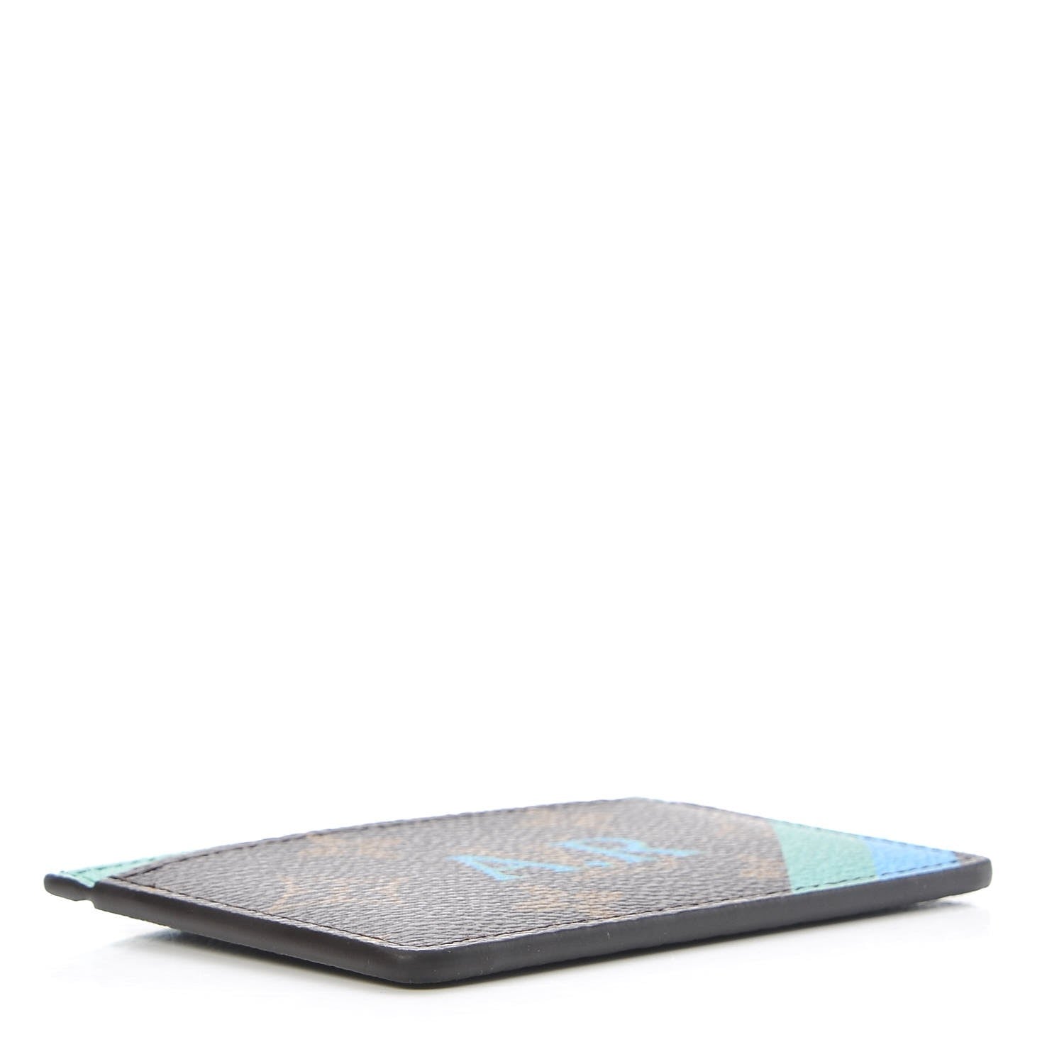 Louis Vuitton Monogram My LV Heritage Card Holder Vert Clair Blue Clair 4 of 8