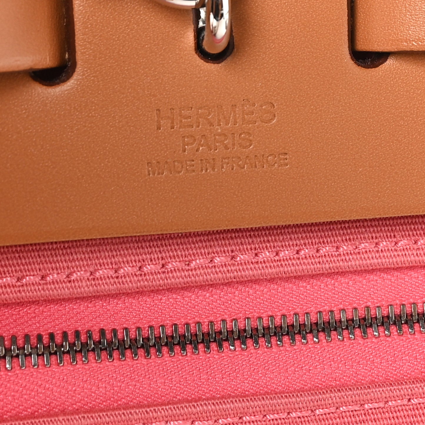 Vache Hunter Toile Herbag Zip 31 PM Rose Azalee Natural