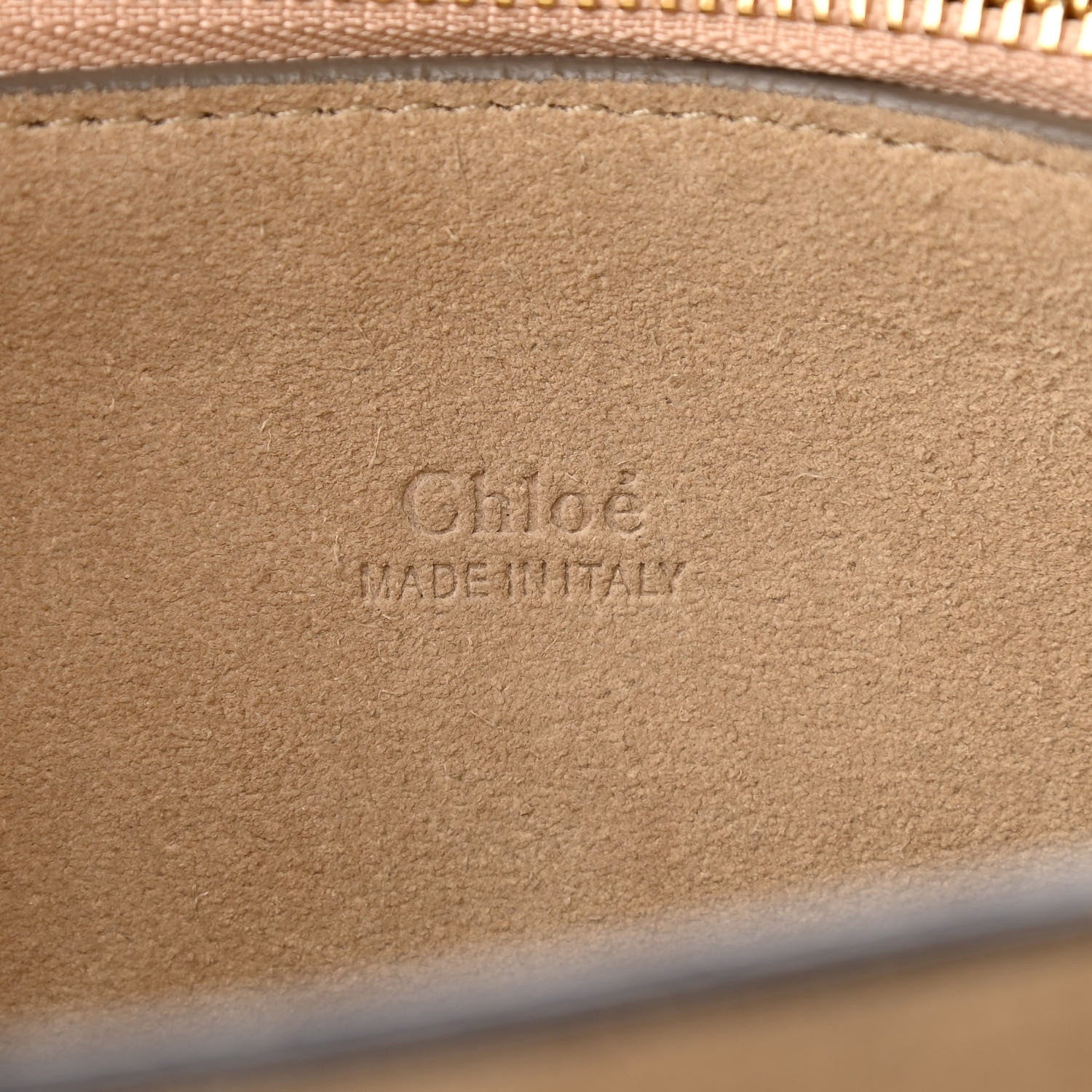 Chloe Suede Calfskin Medium Faye Shoulder Bag Tobacco 6 of 9