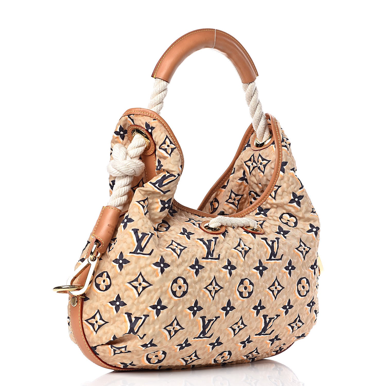 Louis Vuitton Canvas Monogram Cruise Bulles MM Natural 3 of 10