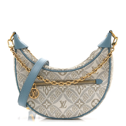 Louis Vuitton Jacquard Since 1854 Loop White Blue 1 of 11
