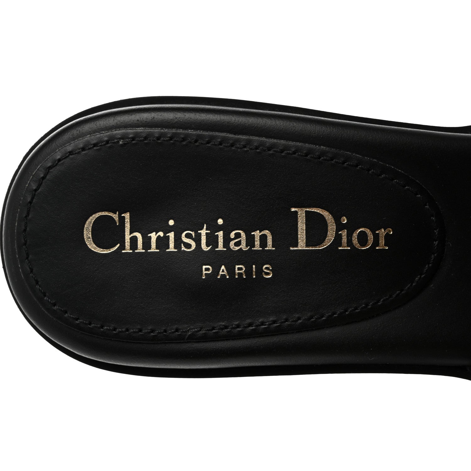 Christian Dior Calfskin Cannage Quilted Dio(r)evolution 80mm Slide Sandals 39 Black 6 of 8